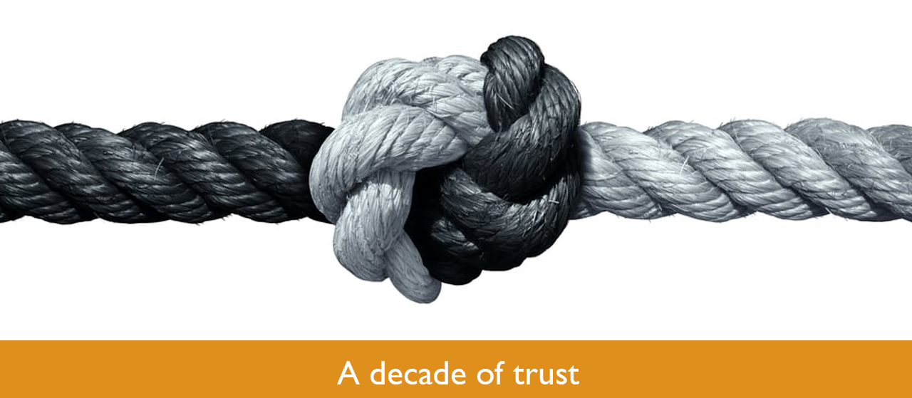 A decade of trust
