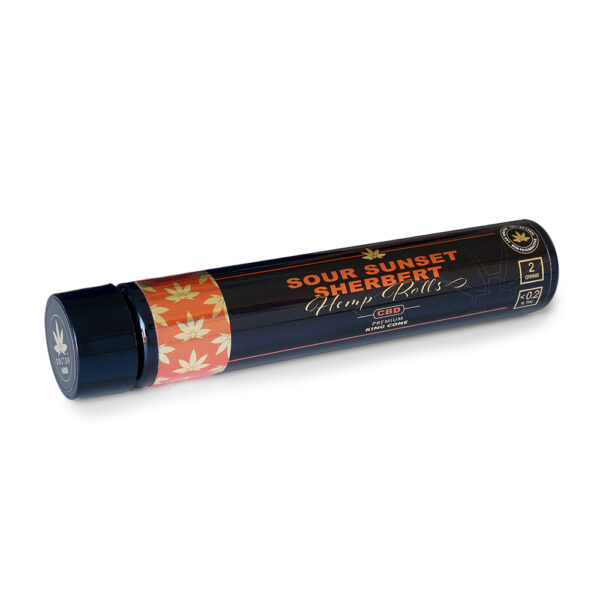 Sour Sunset Sherbert CBD Hemp Roll - Image 3