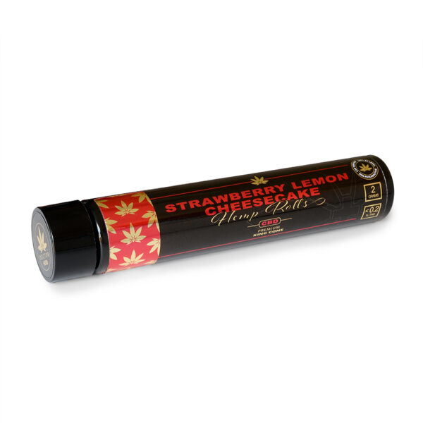 Strawberry Lemon Cheesecake CBD Hemp Roll - Image 3